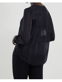 Bluză cu bretele brodate Haley-Negru-M