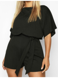 SALOPETA PLUS CU CORDON IN TALIE