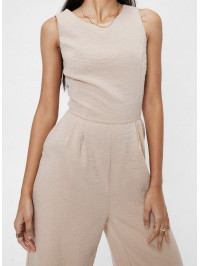 Salopetă încrucișată cu picior lat decupat 