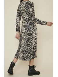 Rochie midi cu mâneci rulate Oasis 