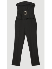 SALOPETA CU NASTURI NEGRI ȘI UMERI GOI