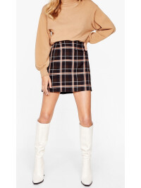 Fusta mini in carouri