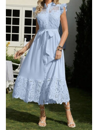 ROCHIE CU DANTELA BLUE