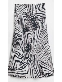 FUSTA MIDI CU IMPRIMEU ZEBRA