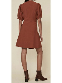 Rochie cu mâneci bufante Oasis 