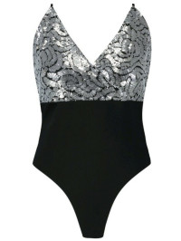 Plus Body Wrap cu paiete și plasă