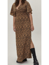 Rochie leopard Nasty Gal