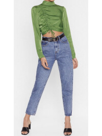 BLUZA SATIN VERDE FISTIC 