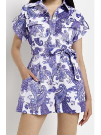 SALOPETA SCURTA CU IMPRIMEU MOV