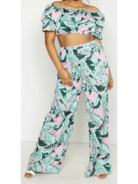 PANTALONI PLUS PRINT 