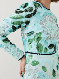 ROCHIE CU PAIETE VERDE