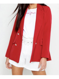 Sacou red Boohoo 