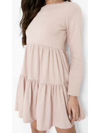 Rochie smock cu maneca lunga Boohoo