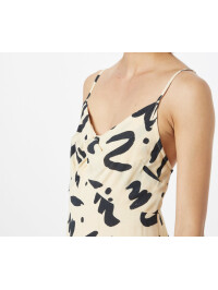 ROCHIE LEJERA CU IMPRIMEU NEGRU 