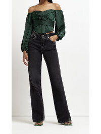 CORSET DIN SATIN VERDE