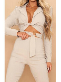 SALOPETĂ LUNGĂ  DECUPATĂ 