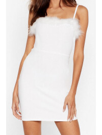 Rochie mini cu pană Nasty Gal