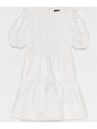 ROCHIE ALBA CU MANECI BUFANTE 