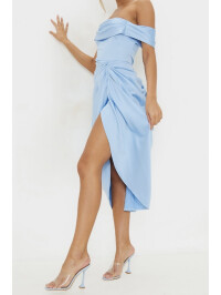 ROCHIE SATIN ALBASTRĂ