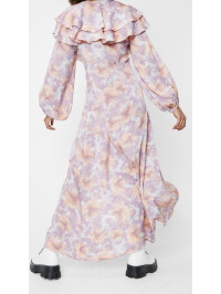 Rochie midi cu imprimeu Nasty Gal