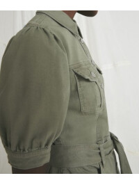 Rochie denim cu centură utilitar Warehouse