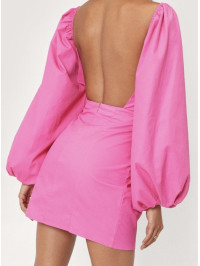 ROCHIE MINI CU MÂNECI BUFANTE 