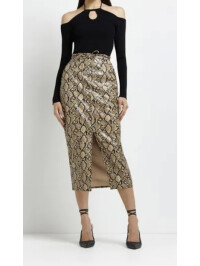 FUSTA MIDI PRINT 