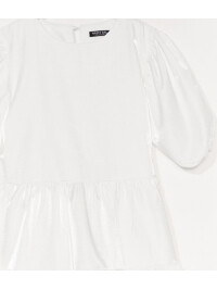 ROCHIE ALBA CU MANECI BUFANTE 