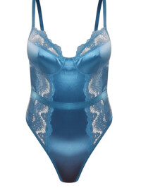 BODY DIN  SATIN ALBASTRU 