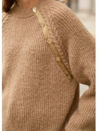 BLUZĂ CU DETALIU RÂND DE BUTONI