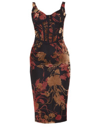 ROCHIE MIDI CU CORSET 