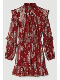 ROCHIE MINI CU GÂT ÎNALT 