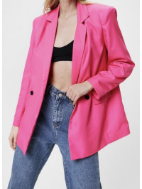 Sacou supradimensionat captusit cu umeri