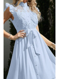 ROCHIE CU DANTELA BLUE