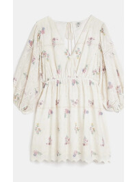 ROCHIE CREM CU DANTELA 