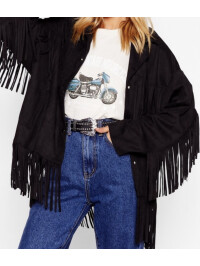 Cămașă cu franjuri Nasty Gal 