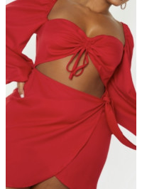 PLUS ROCHIE ROȘIE DECUPĂTĂ