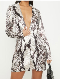 ROCHIE CU IMPRIMEU ȘARPE 