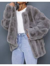 HAINA DIN BLANA ARTIFICIALA GRI