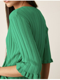 ROCHIE VERDE DIN TRICOT 