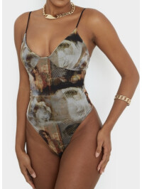 BODY NUDE MESH ABSTRACT 