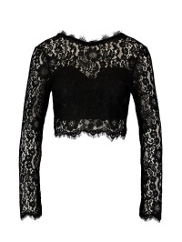 Crop top din dantelă premium