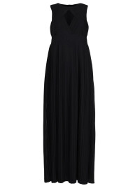 Rochie de domnisoare de onoare maxi cu decupaj plisat