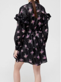 ROCHIE VICTORIANA CU FLORI MOV 