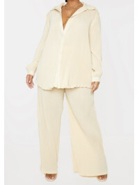 CAMĂȘĂ OVERSIZED CU PLISSE 