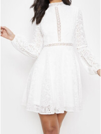 ROCHIE DIN DANTELĂ ALBA 