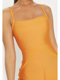 ROCHIE BODYCON PORTOCALIU 