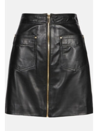 FUSTA MINI DIN PIELE
