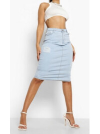 FUSTĂ MIDI DIN DENIM