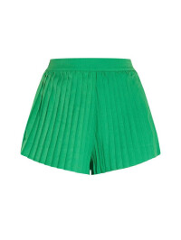 PANTALONI SCURTI PLISATI 